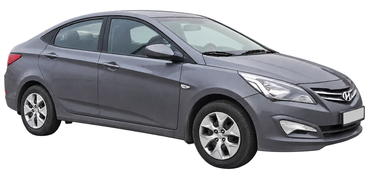 Hyundai Solaris I · рестайлинг · седан